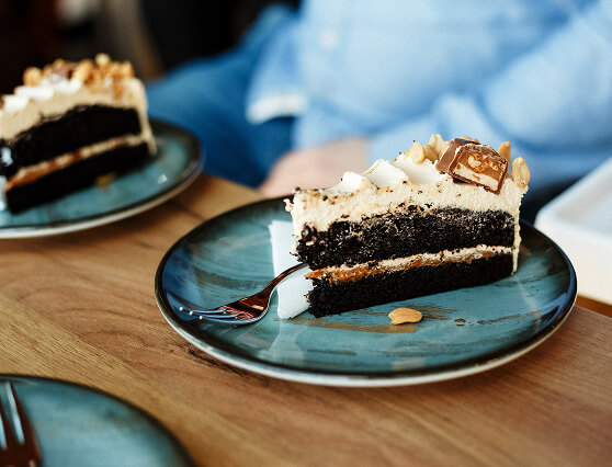Photo of a slice of cake