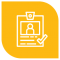 Clipboard with checkbox Clipboard with checkbox icon