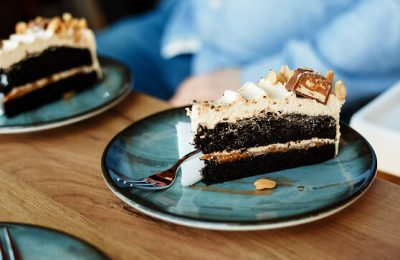 Photo of a slice of cake